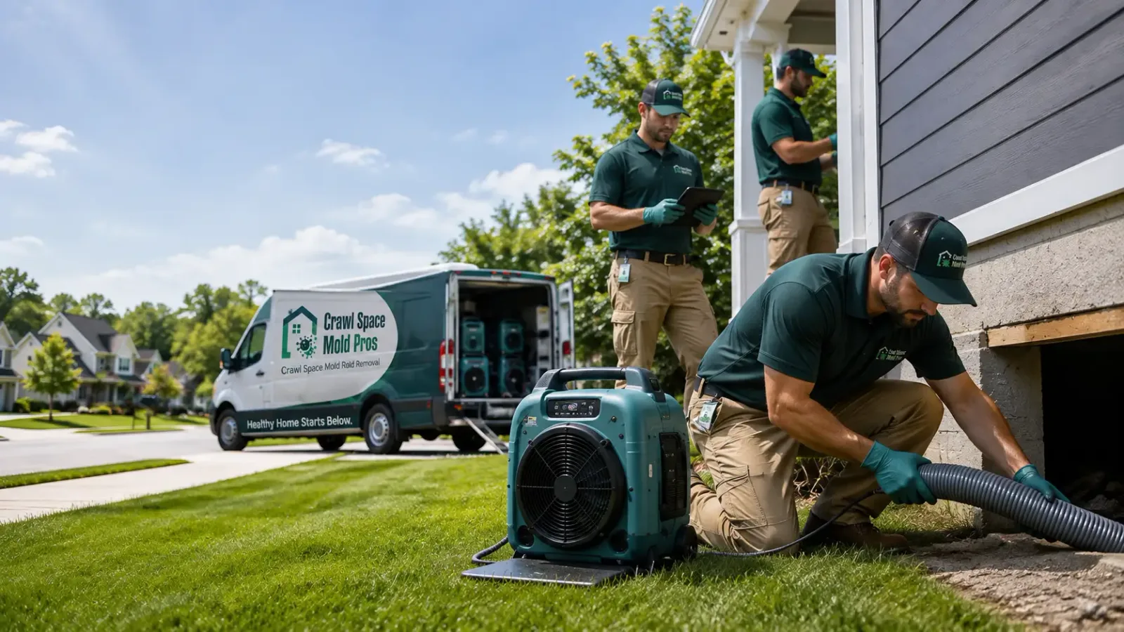 Crawl Space Mold Removal in Bergheim, TX
